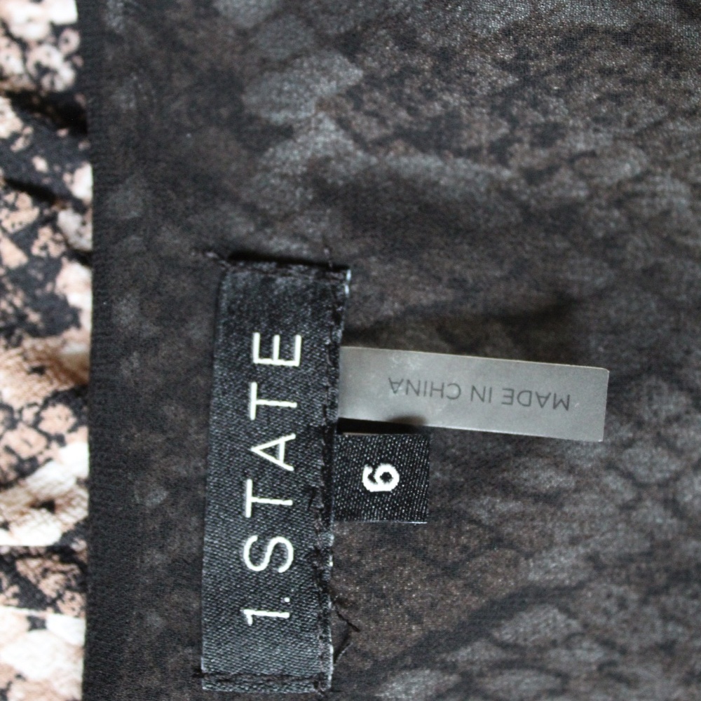 1.State Birch Snake Print Dress | Wild Elegance | Chic Statement | Day-to-Night - Picture 6 of 7